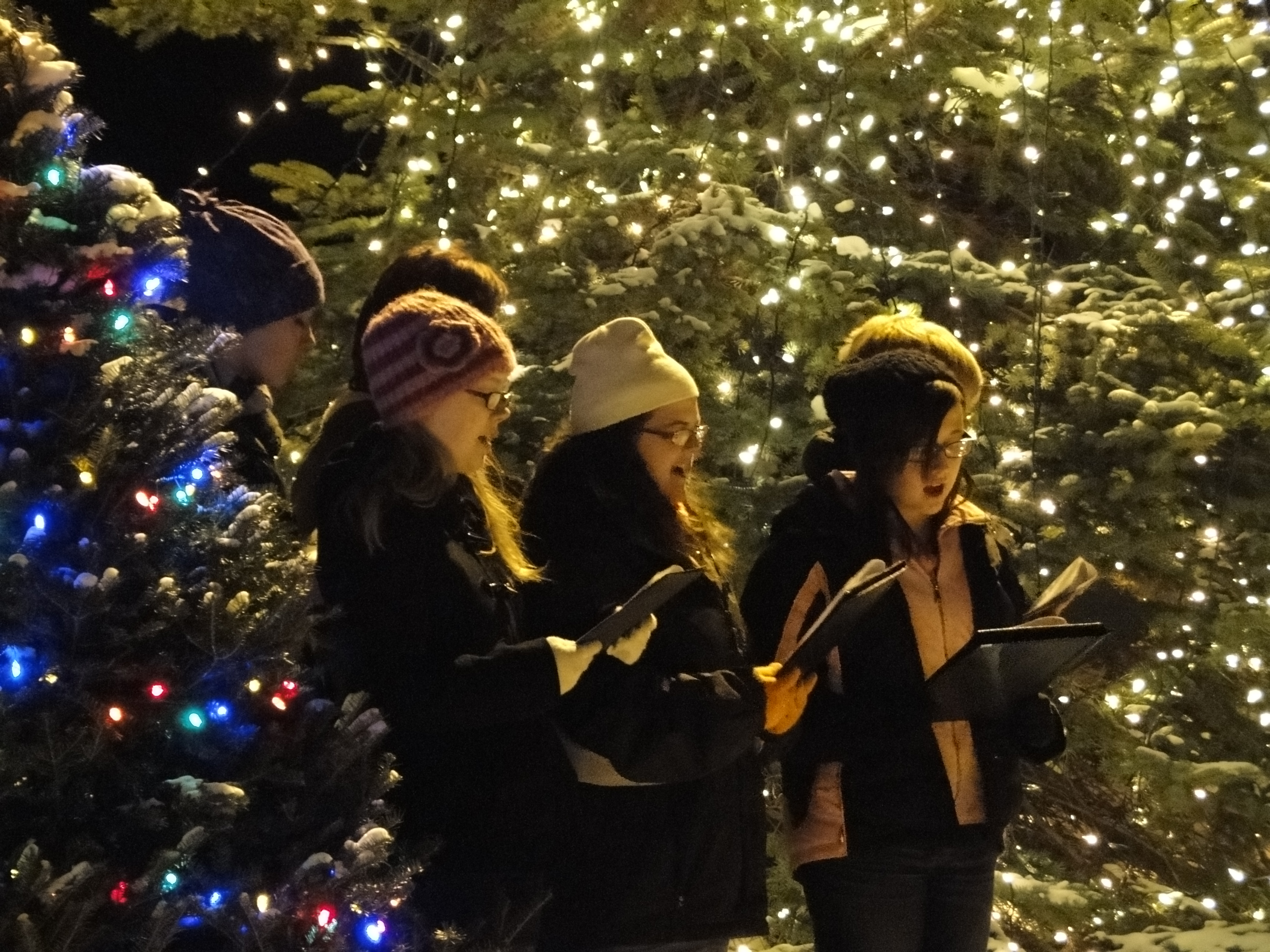 christmas carolers
